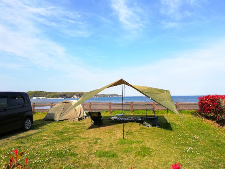 糸ヶ浜海浜公園キャンプ場(大分) 九州日和/ソロキャンプ